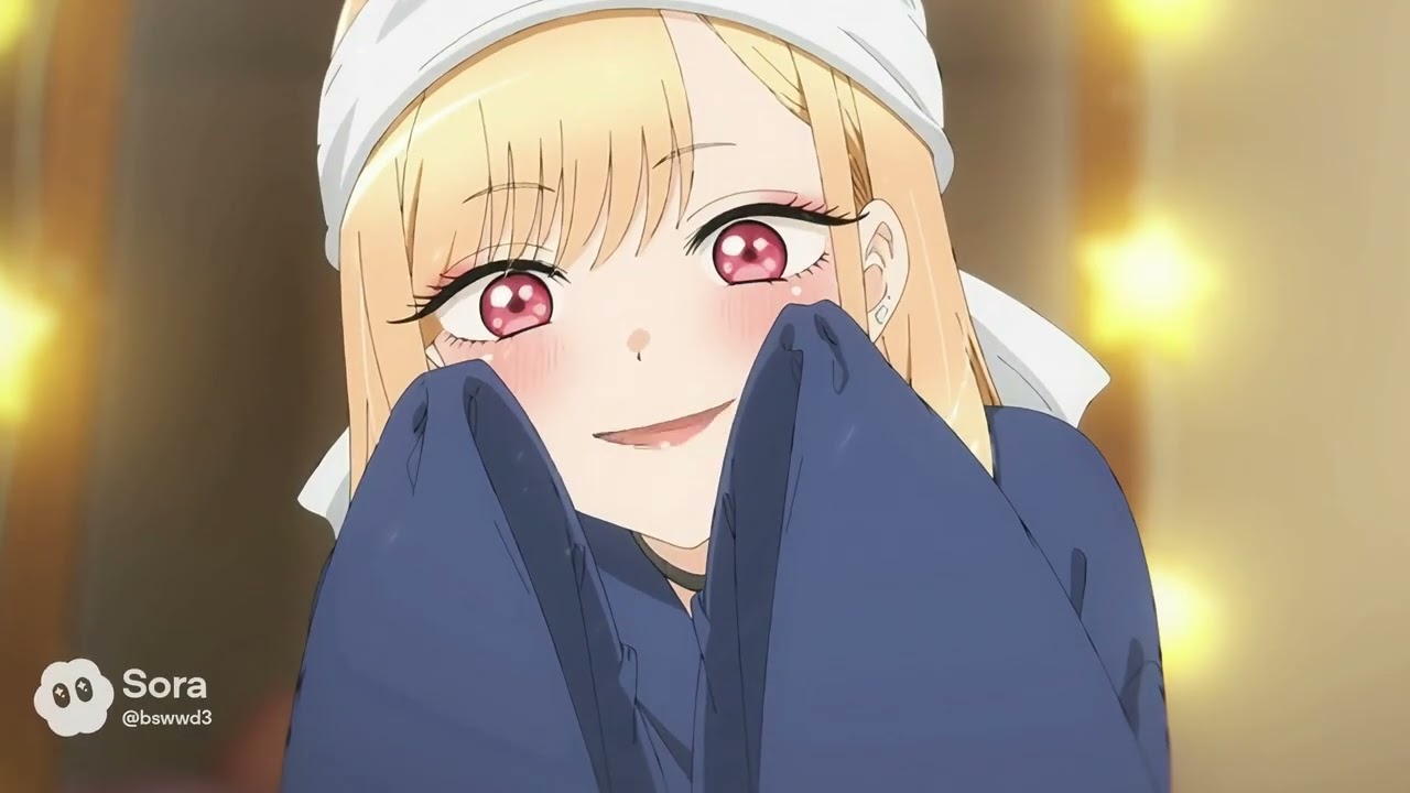 Marin and Gojo swap Part 2! My Dress up Darling fan animation (Made with Sora 2)