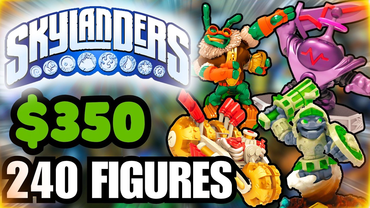 Everything Inside A MASSIVE Skylanders Lot