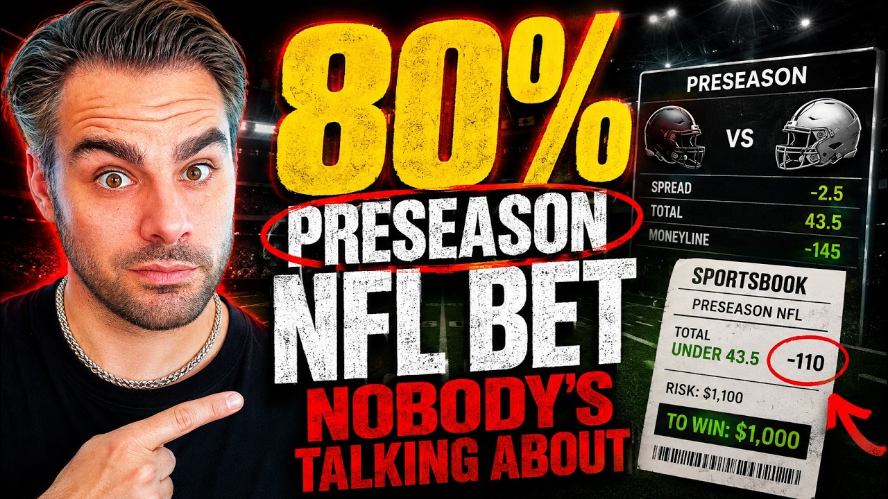 The NFL Preseason Bet That Wins 80% of the Time