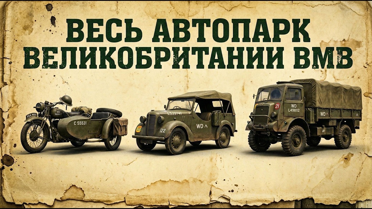 ВЕСЬ АВТОПАРК ВЕЛИКОБРИТАНИИ ВМВ 1939&ndash;1945