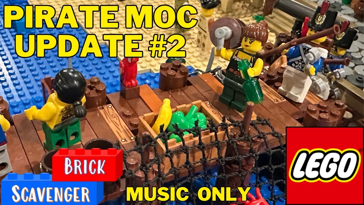 Lego Pirate MOC Week 1 Update! Music Only