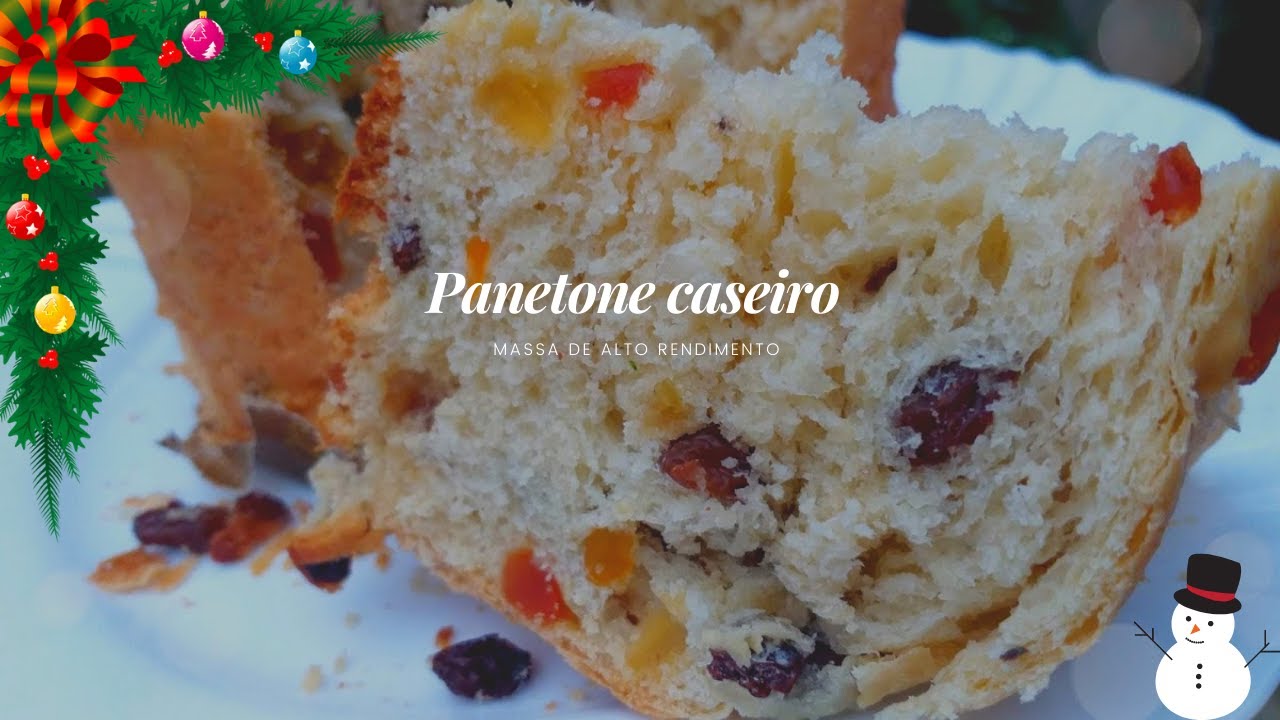 PANETONE CASEIRO - MASSA DE ALTO RENDIMENTO