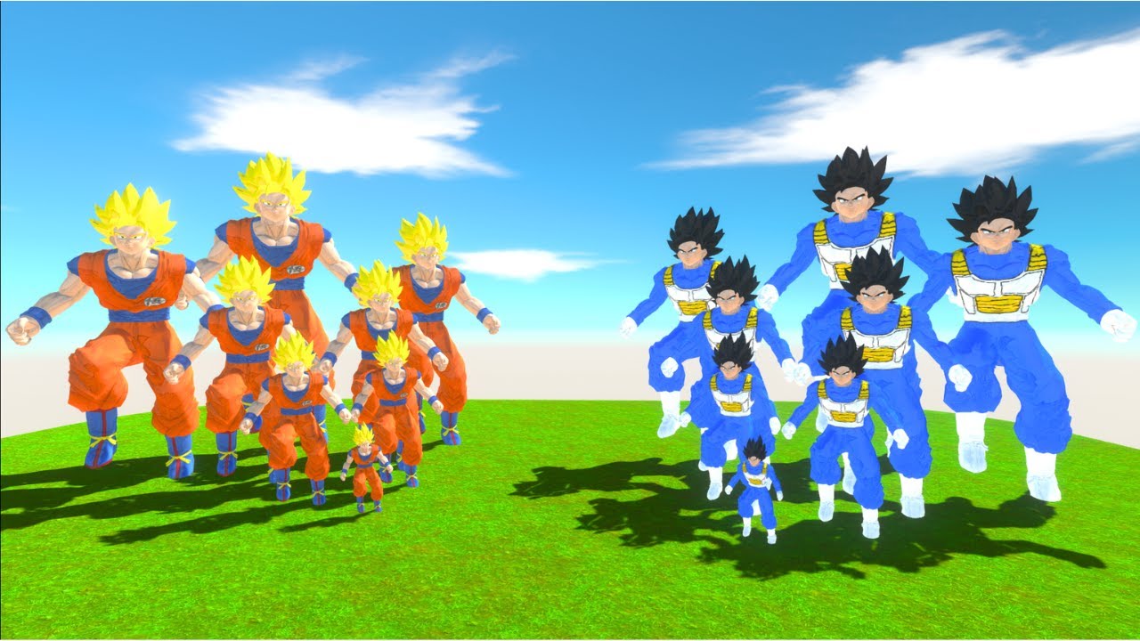 DragonBall Battle Vegeta vs Goku Super Saiyan 2 - ARBS