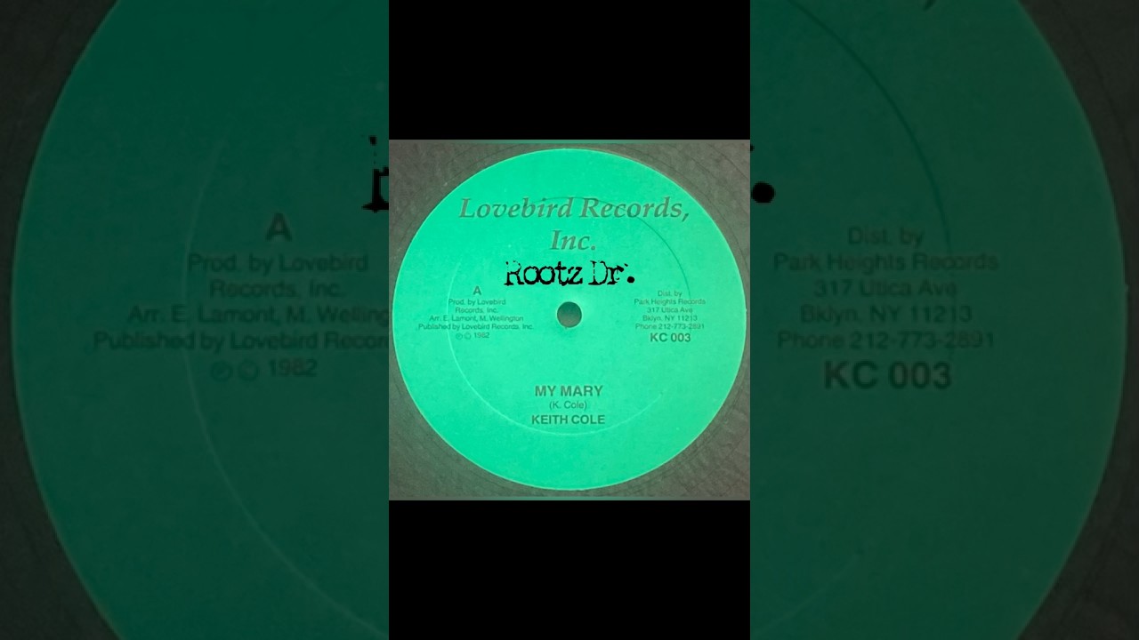 Keith Cole & Roots Radics - My Mary + Mary Version 12” Lovebird Records Inc US 1982