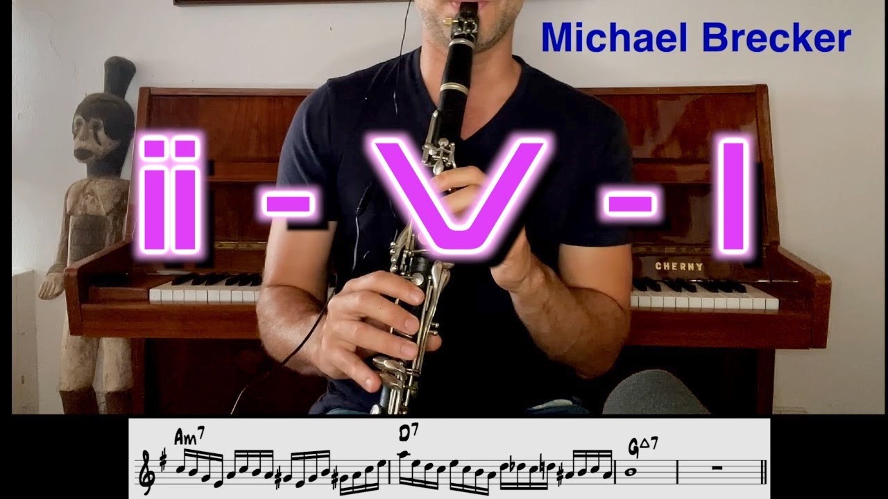 20 ii - V - I patterns for jazz Clarinet