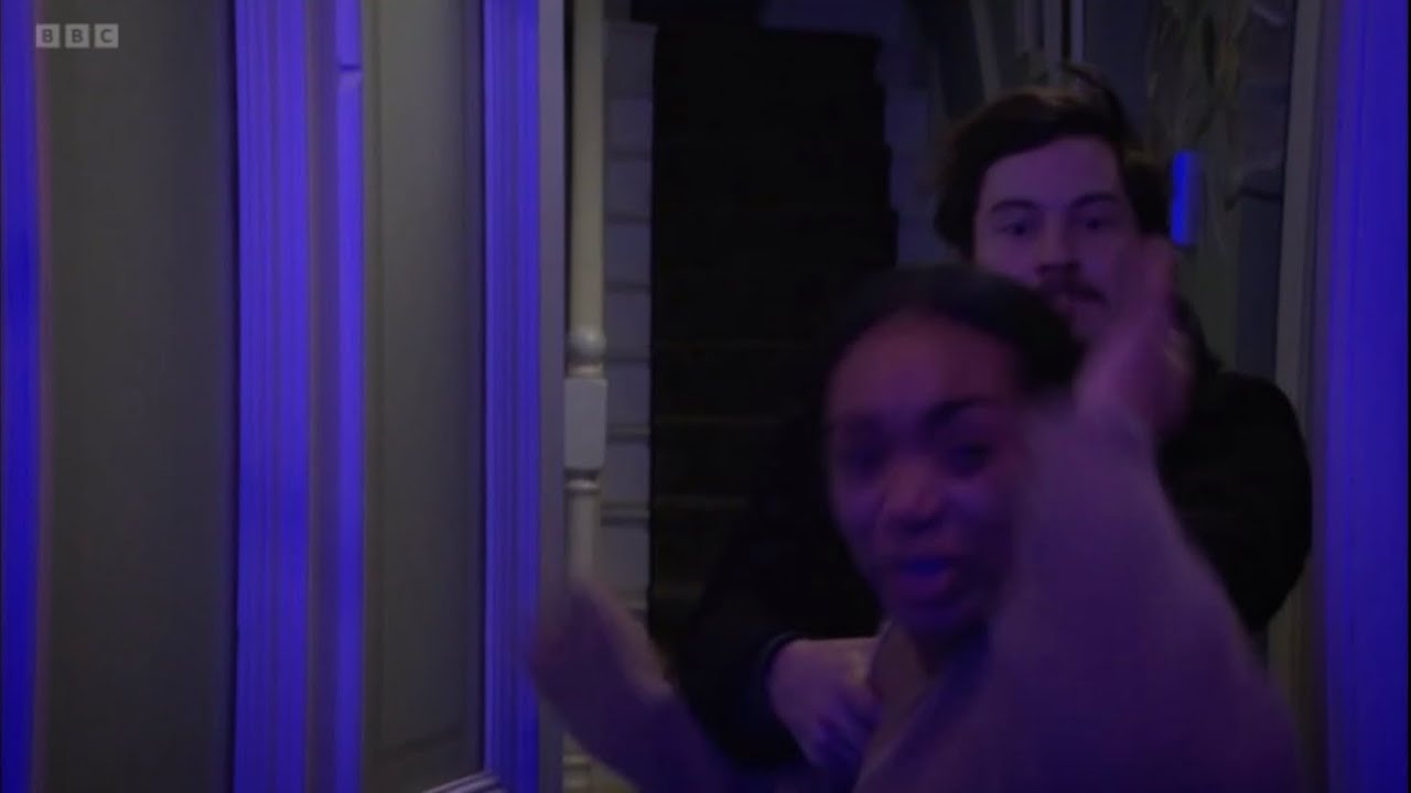 EastEnders - Gray Atkins attacks Chelsea Atkins (10th March 2022)