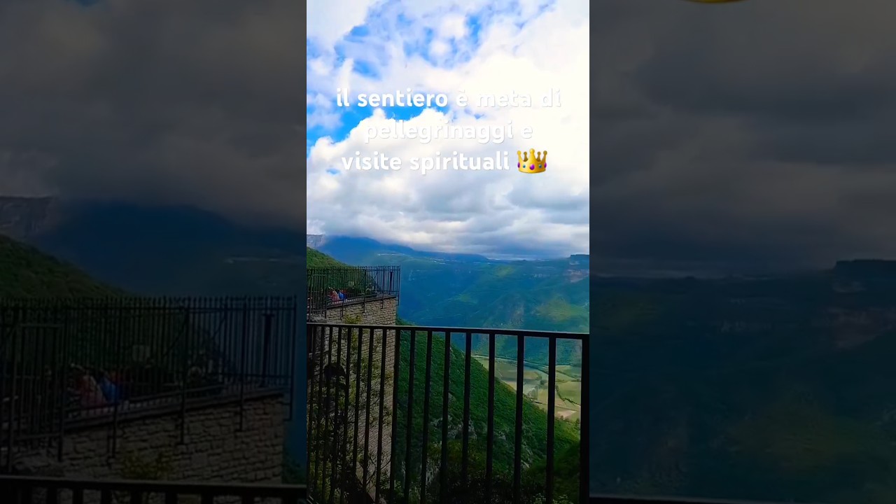 il sentiero &egrave; meta di pellegrinaggi e visite spirituali 👑 #Ges&ugrave;@2025.