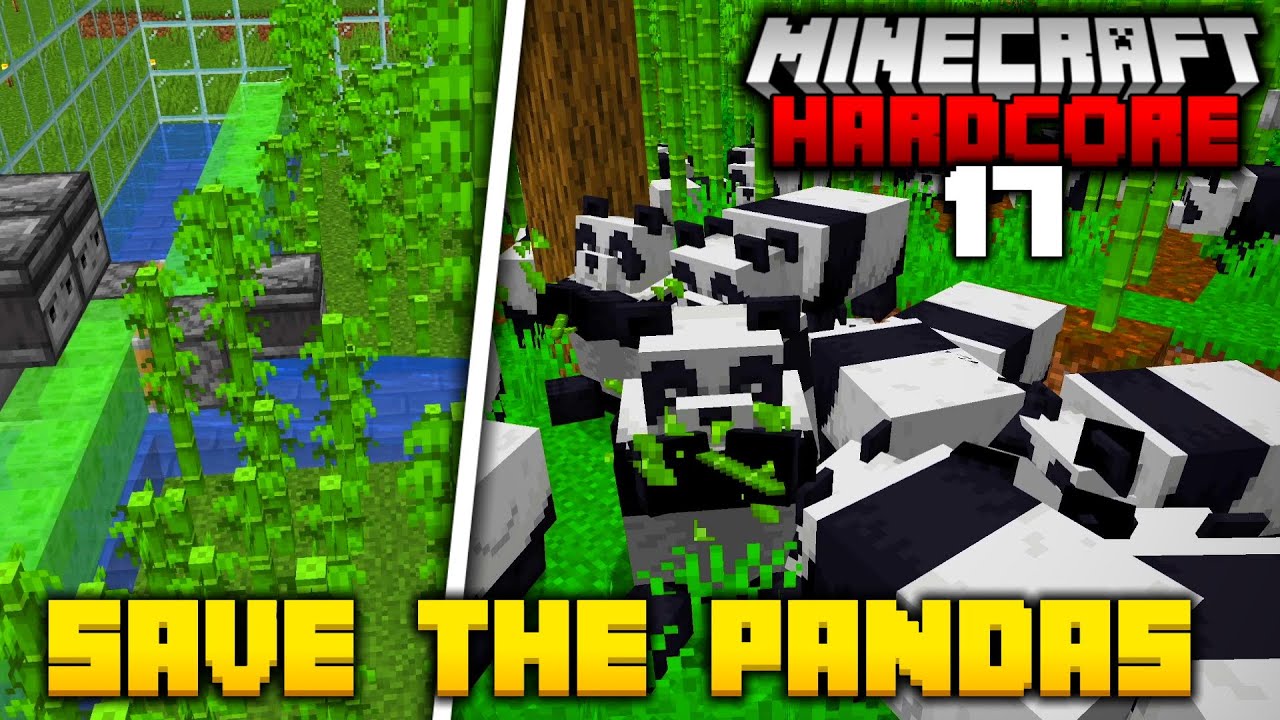 Спасение панд от вымирания в хардкорном Minecraft (#17)