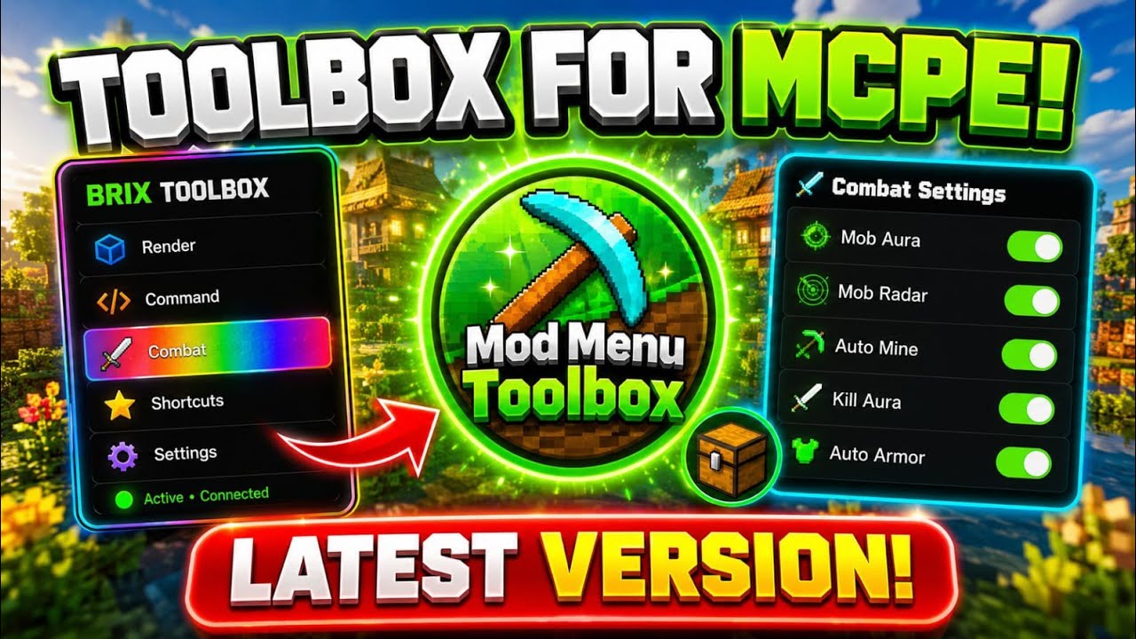 🤯 LATEST TOOLBOX For Minecraft PE 🔥 (INSANE FEATURES) 💎 | MCPE Toolbox