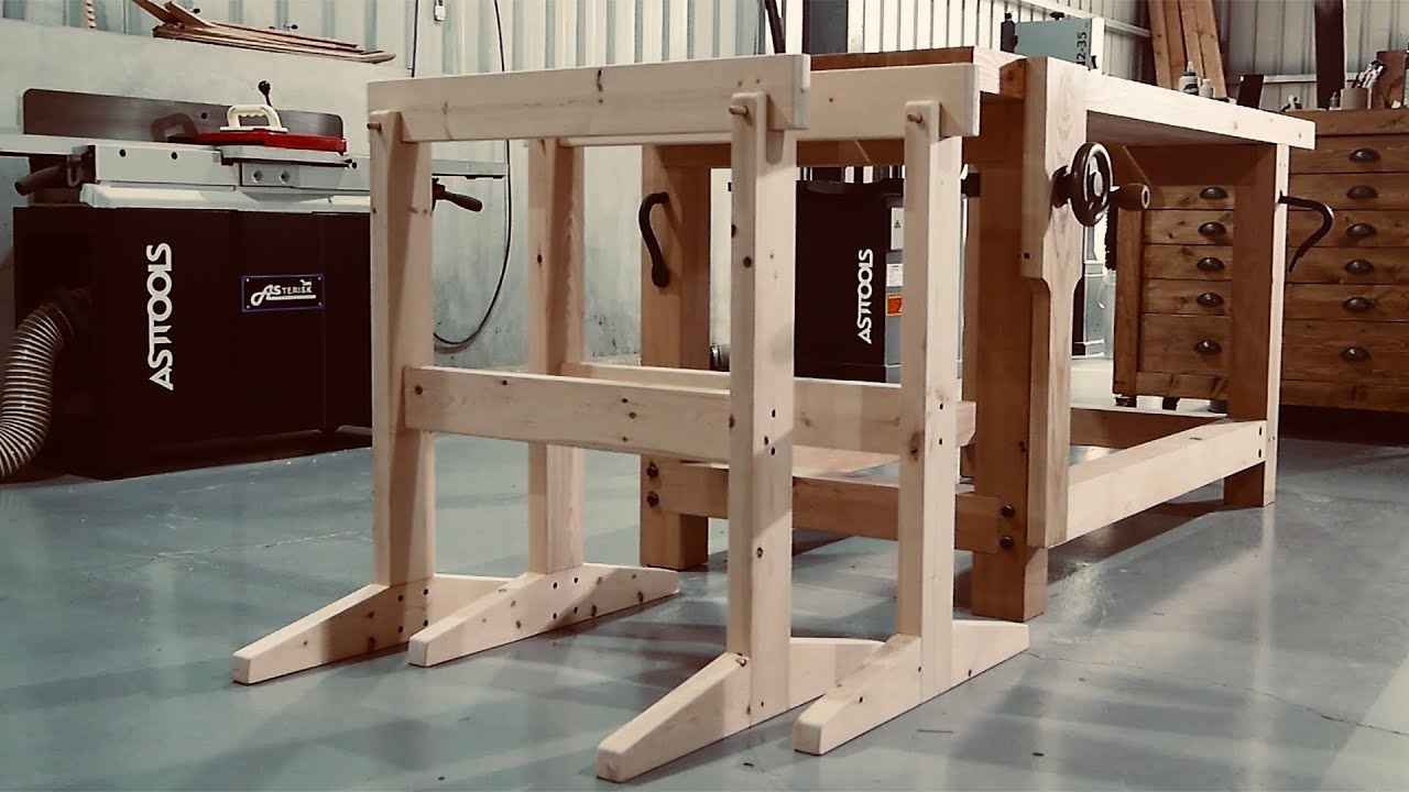 Quickly create work table legs from a single size material／使用單一尺寸材料快速製作工作用桌腳
