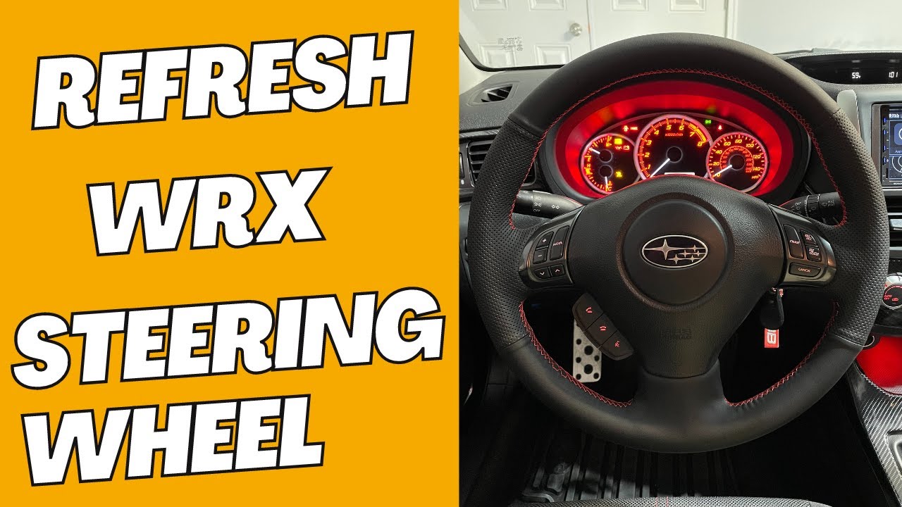 Steering wheel cover (Subaru WRX)