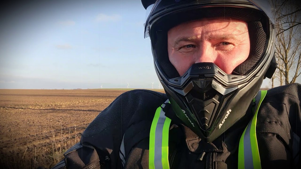 Zimowa Jazda, BMW r1250gs adv, lubuskie, powiat Słubice, Polska 🇵🇱, Stark&oacute;w.