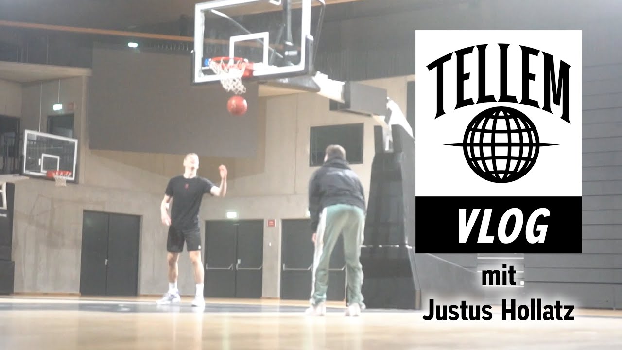 Checkt unseren Drehtag mit Basketballprofi Justus Hollatz | Tellem VLOG #1