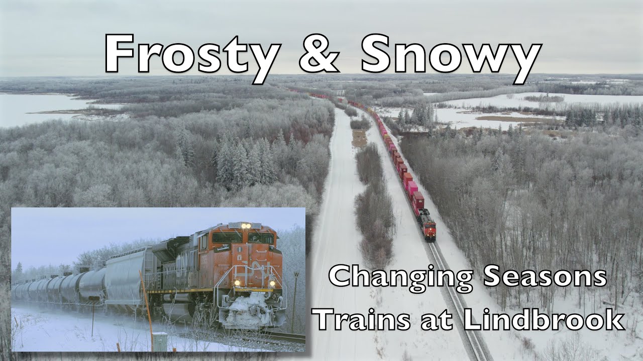 Frosty trains loads of snow!