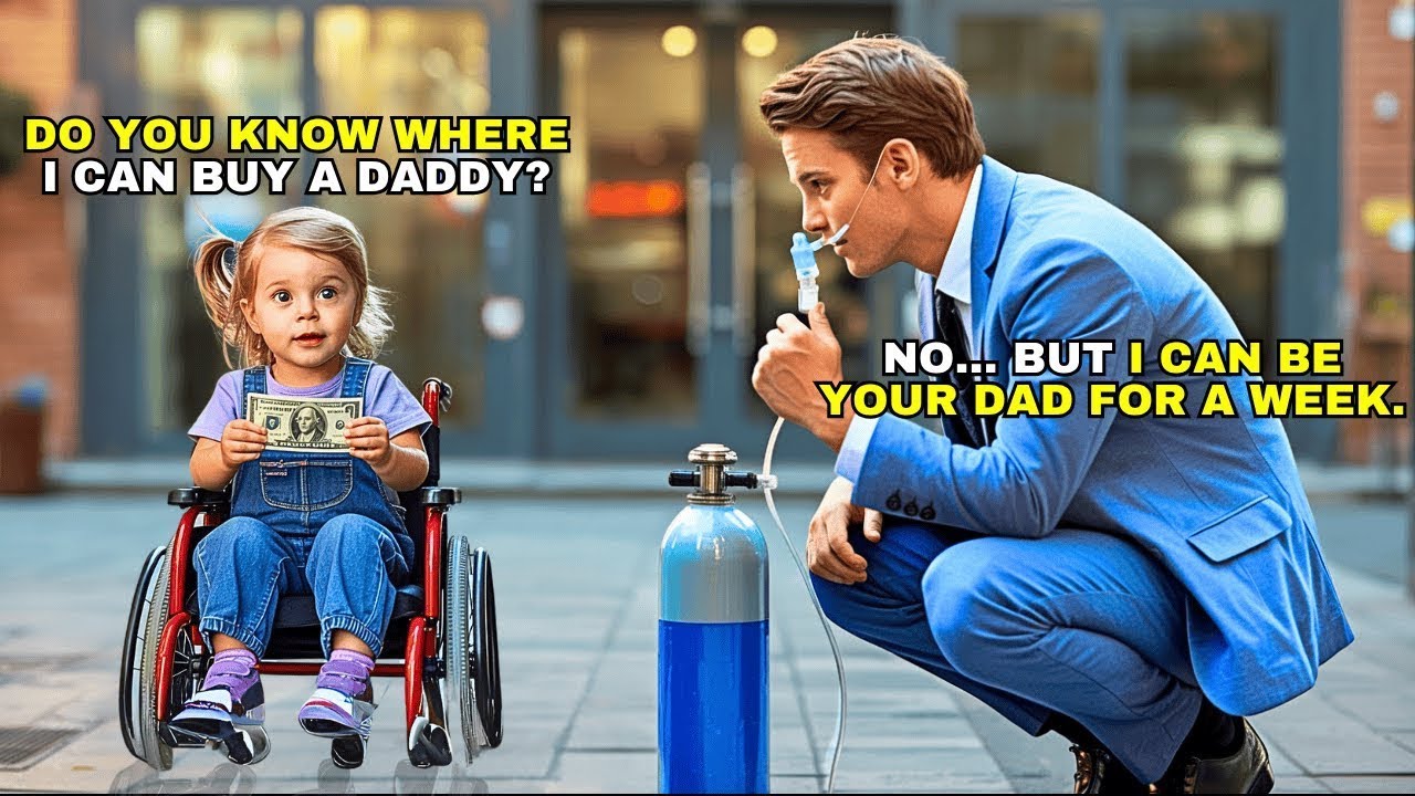 Wheelchair girl asks a millionaire, ‘Where can I buy a dad ’ His answer left everyone shocked