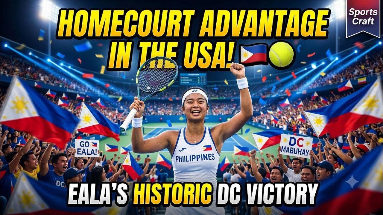 Alex Eala Enjoys HOMECOURT Advantage in Washington! 🇵🇭❤️ Filipino Fans Take Over DC Open 🎾🔥