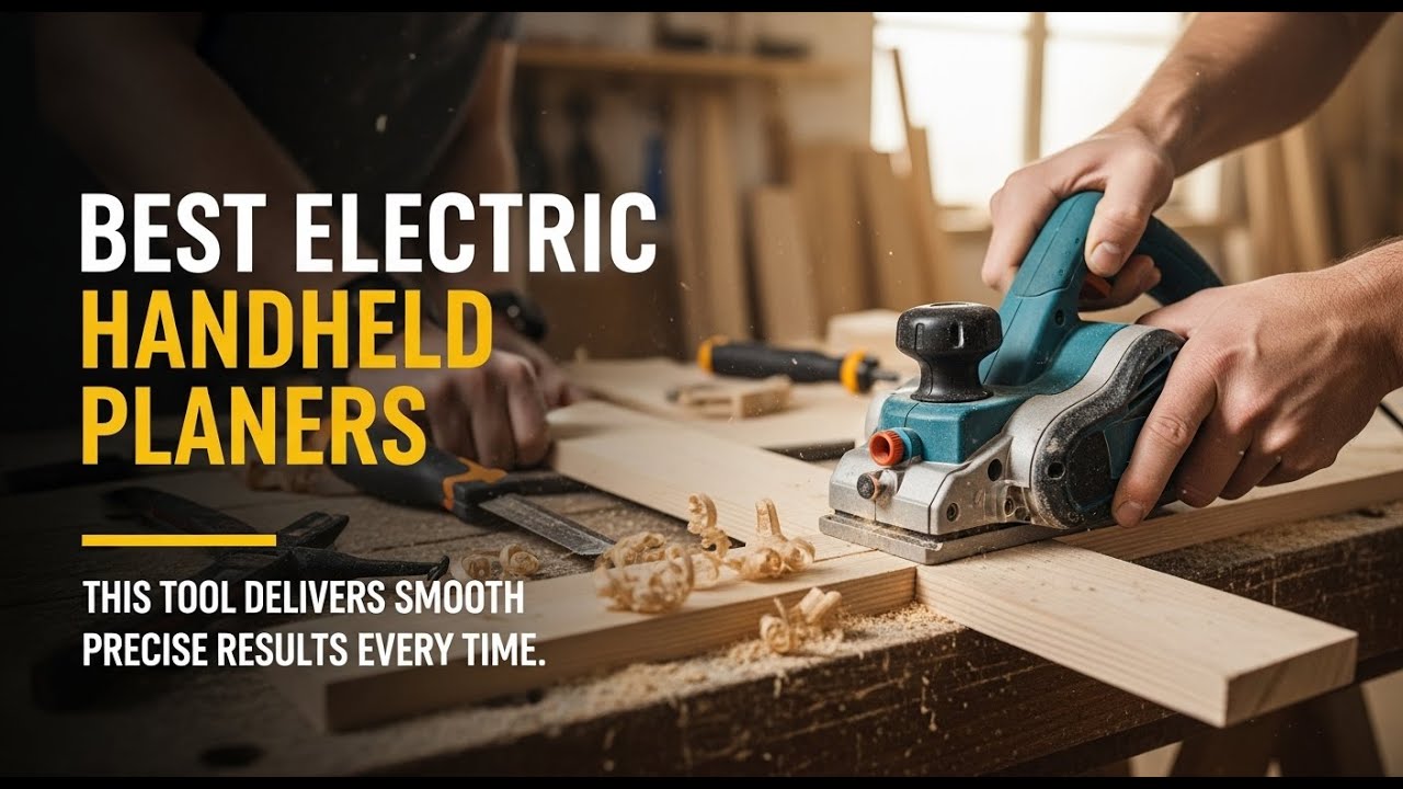 TOP 5 Best Electric Handheld Planers 2026 | These Electric Handheld Planers Make Woodworking So Easy