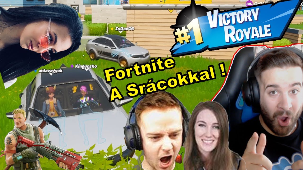 CSAJOK VS. FORTNITE AUTÓK ! ÍGY NYERNI 😂 | FORTNITE SQUAD A SRÁCOKKAL ! ZsDav,Kinga,Aida