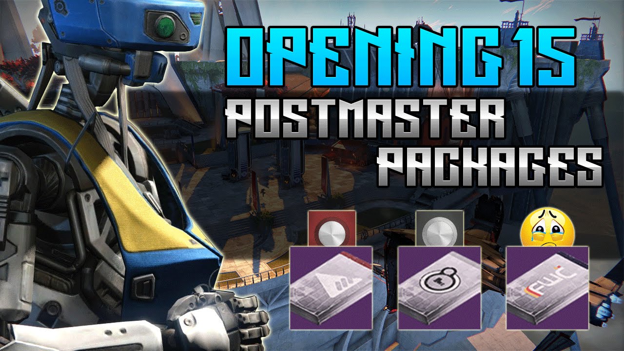 Destiny - Opening 15 Postmaster Faction Packages! THE NOWHERE SHADER!