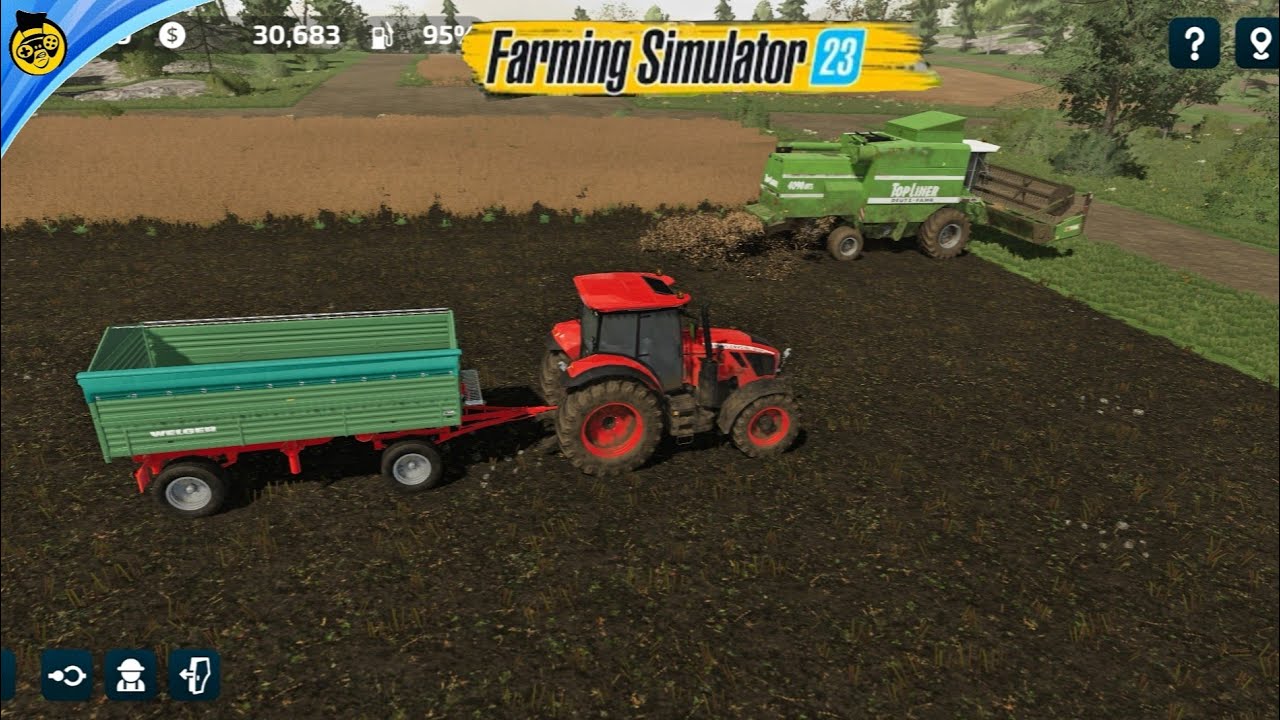محاكي الزراعة حصاد كانولا #1 | Farming simulator 23