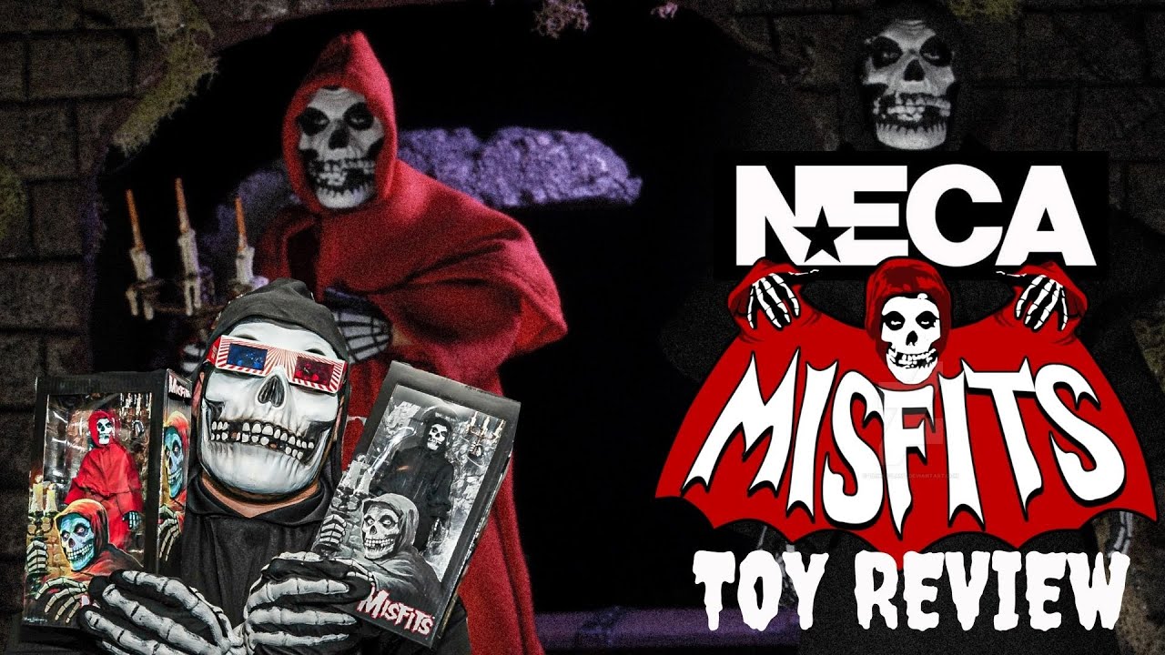 NECA MISFITS retro Cloth 8” Crimson Ghost Toy Review