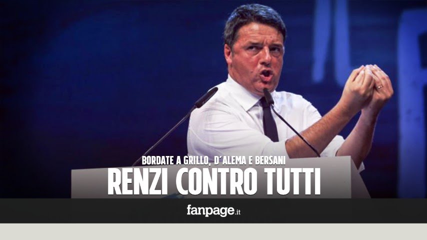 Leopola 7, Renzi contro tutti: bordate contro Grillo, D'Alema e Bersani