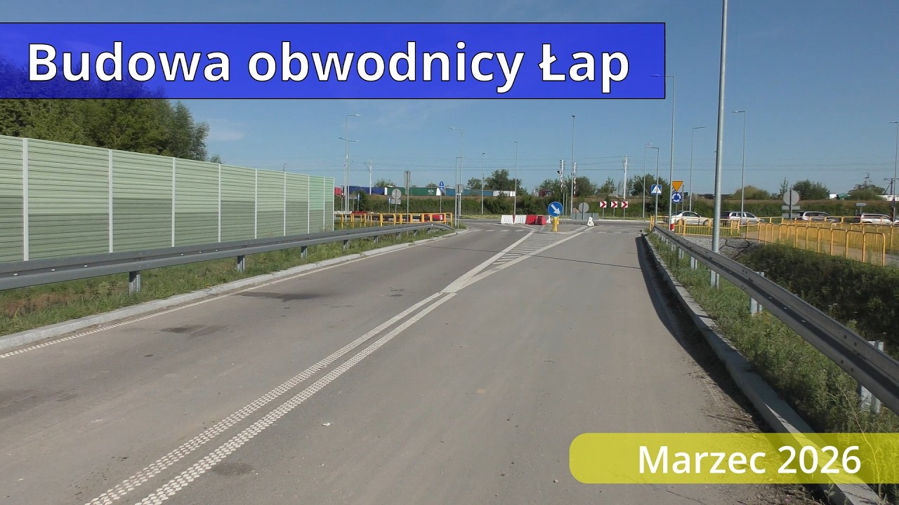Budowa obwodnicy Łap #21