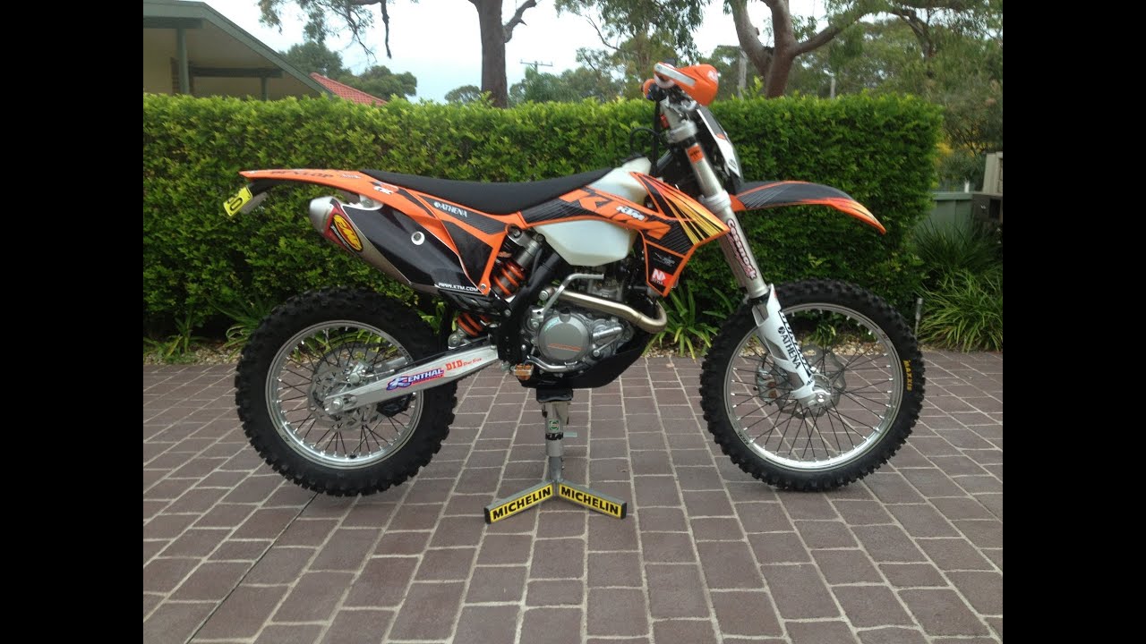Go Pro 2013 KTM 450 EXC First Ride. Watagans.