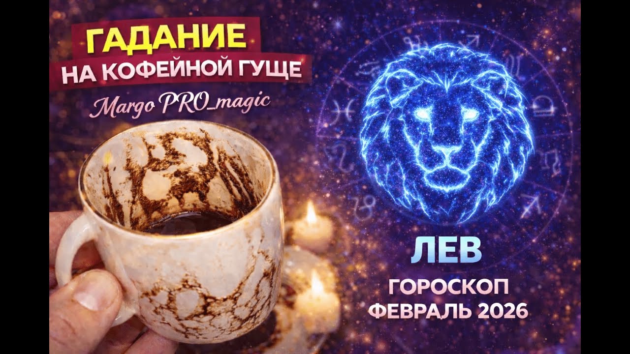 ♌ ЛЕВ — ФЕВРАЛЬ 2026 🧿💫 Гороскоп на кофейной гуще | Признание • Успех • Любовь • Деньги