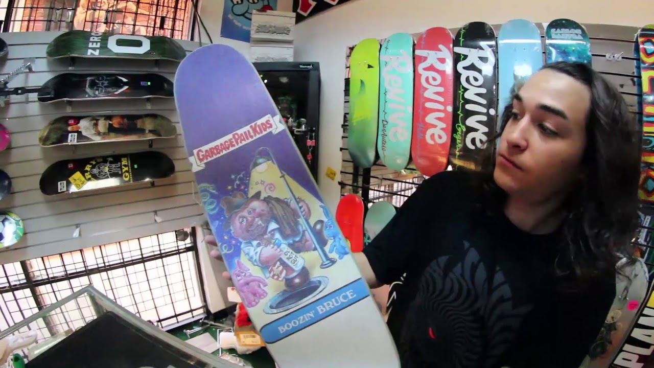 Board setup at the skate shop 3