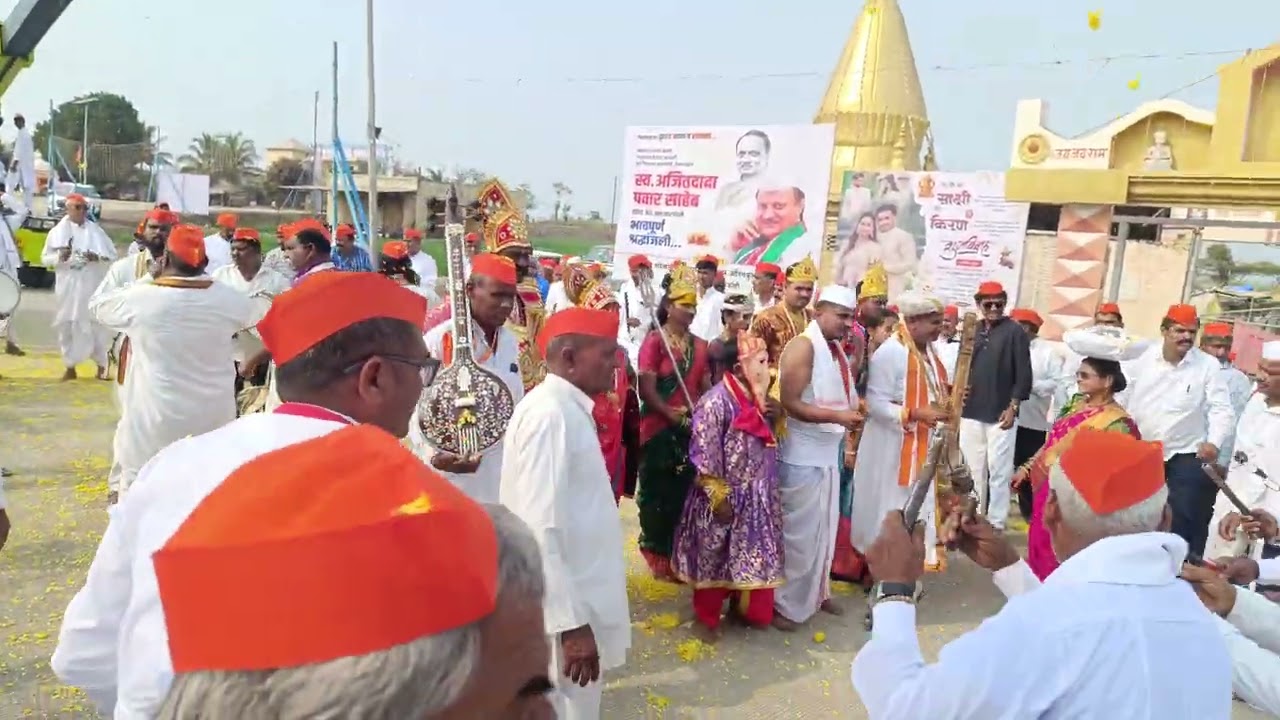 संत तुकाराम महाराजांपासून  विठ्ठलापर्यंत घेतला अवतार औरंगपूर गावांमध्ये भक्ती पंढरी सोहळ्यानिमित्त