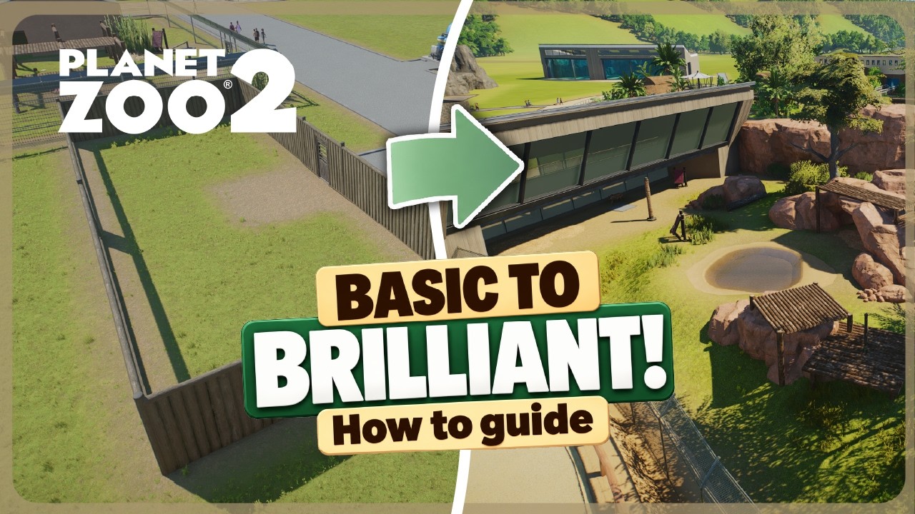 How to build AMAZING habitats! Planet Zoo 2