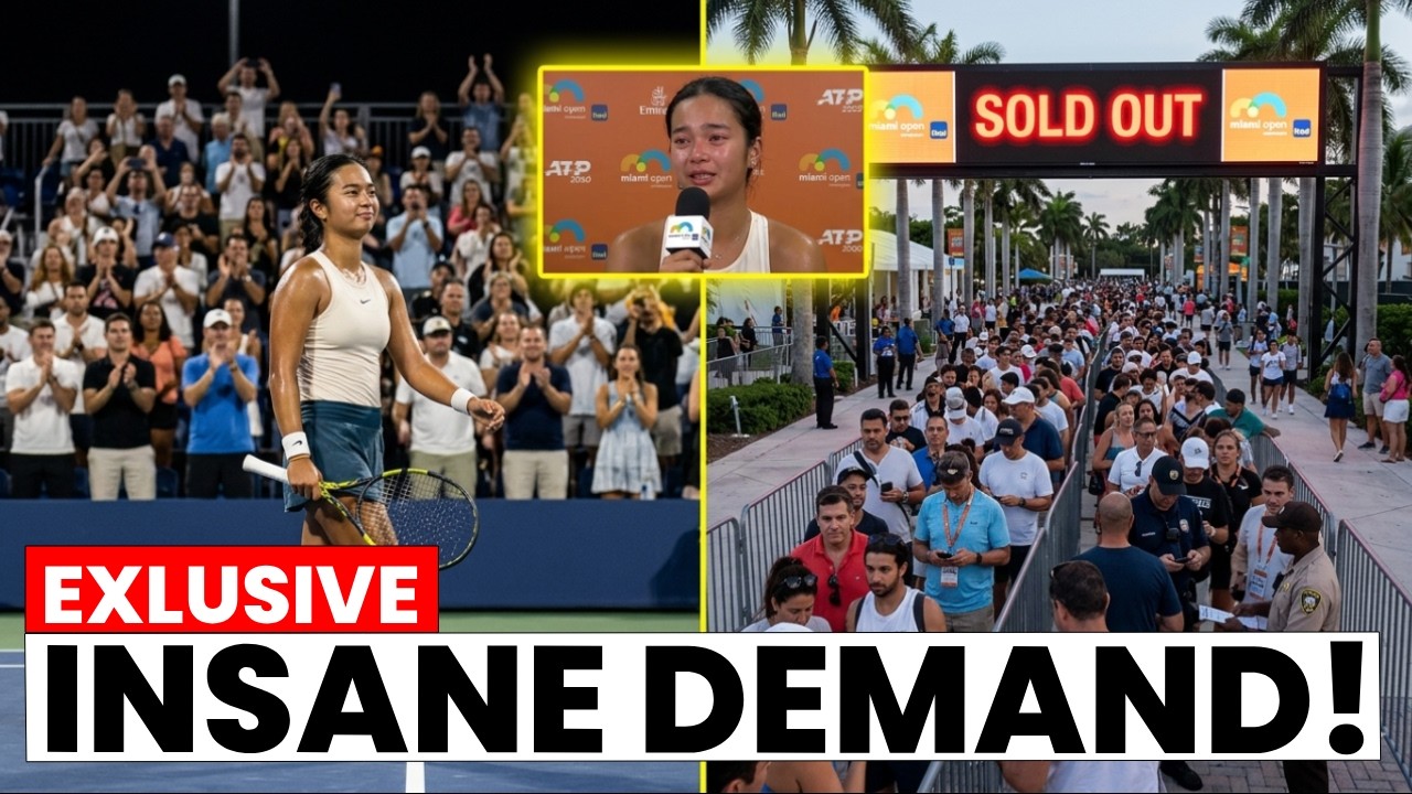 SHOCKING! 😱 Alex Eala Breaks Miami Open – Tickets GONE in 1 Hour!