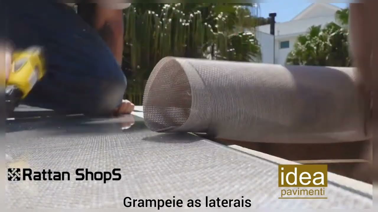 Como instalar o forro para pergolado da RattanShops