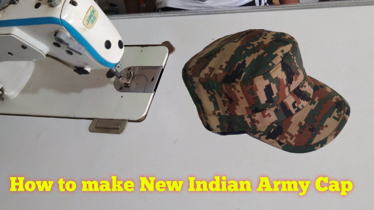 Cap kaise banate hain//cap kaise banaen//How to make// New Indian Army Cap