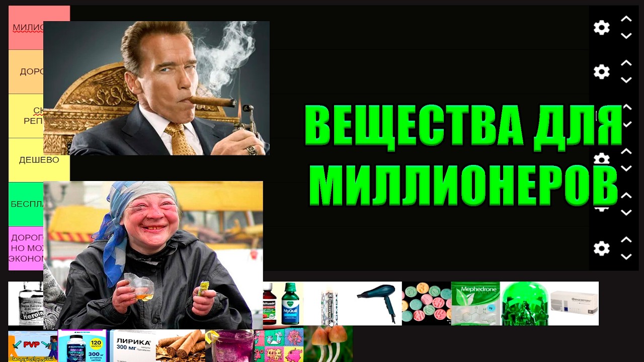 Самые дорогие НА₽КОТИКИ | ТИРЛИСТ