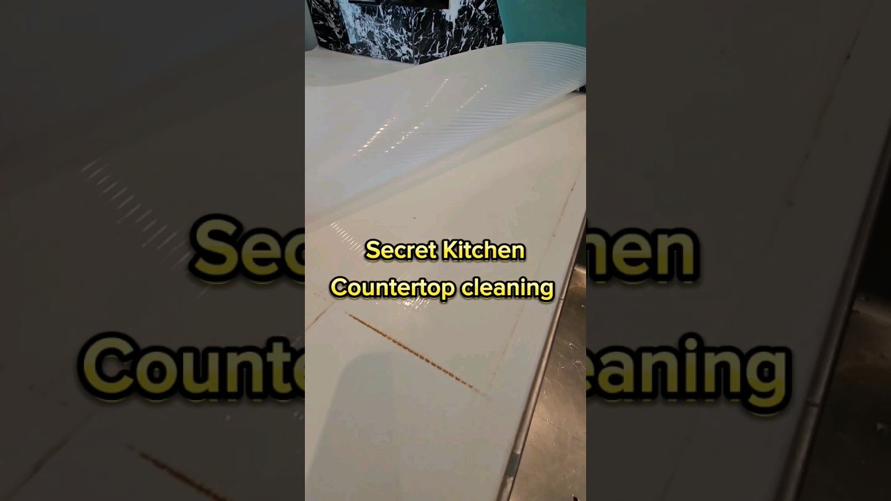 Quick & Easy Stain Removal for Kitchen Porcelain Countertops!