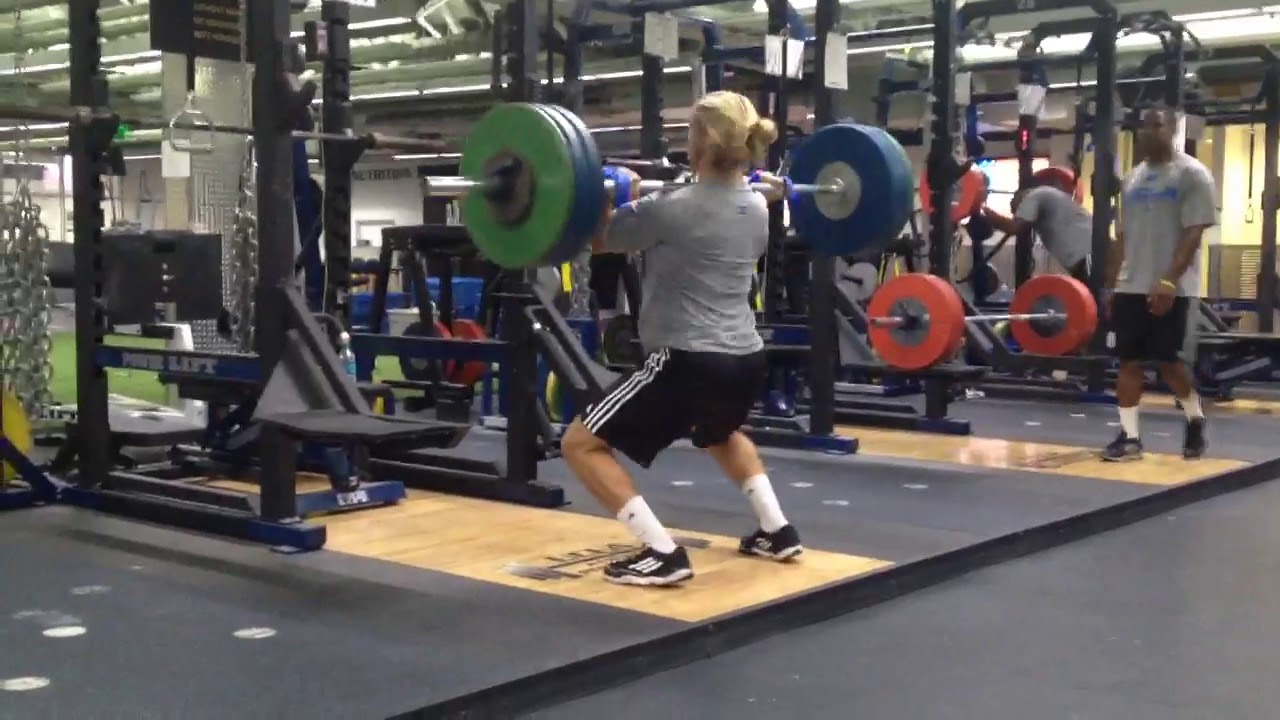 Sam Handler - UCLA Football - Hang Clean