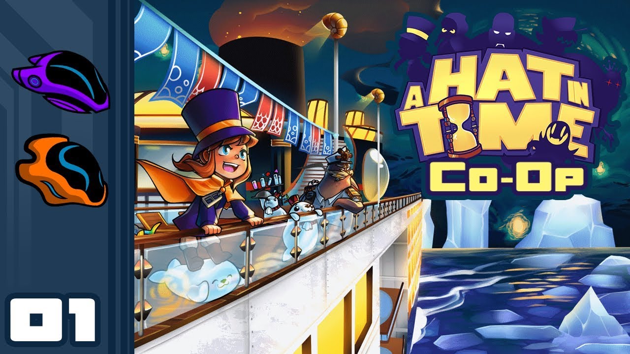 Let's Play A Hat In Time: Seal The Deal Co-Op - PC Gameplay Part 1 - Two Hats Are Better Than One!