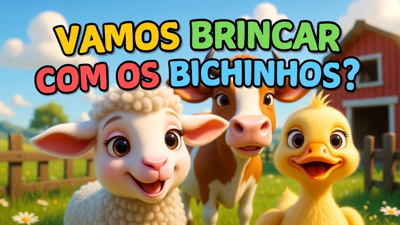 Vamos Brincar com os Bichinhos? | Música Infantil Animada