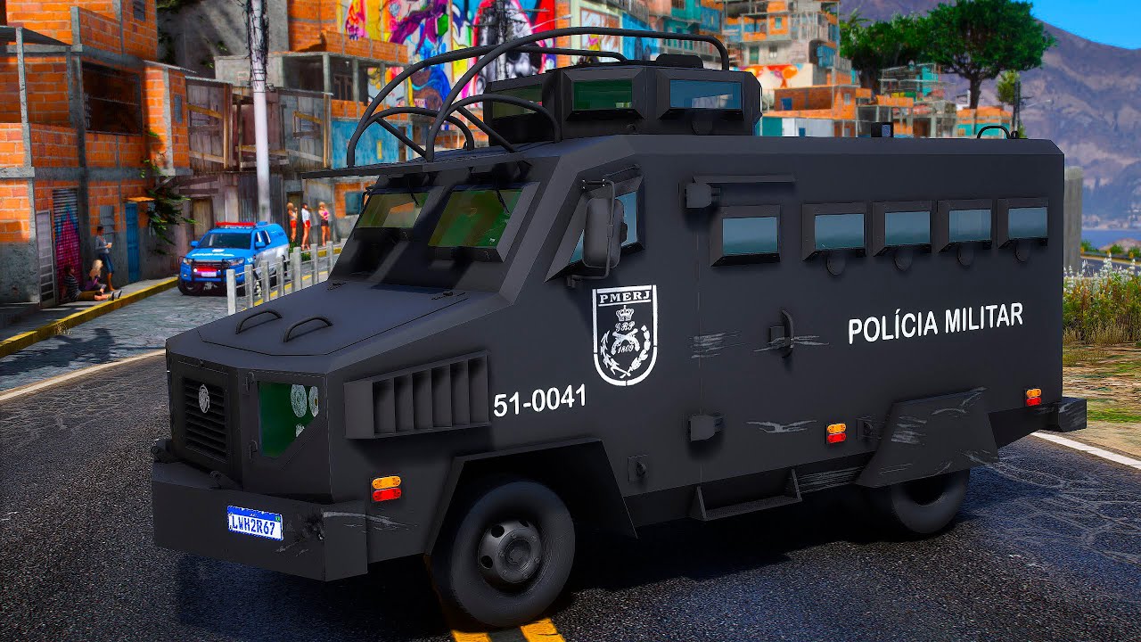 BLINDADO MIKE EM OPERAÇÃO NA FAVELA PMERJ | GTA 5 POLICIAL