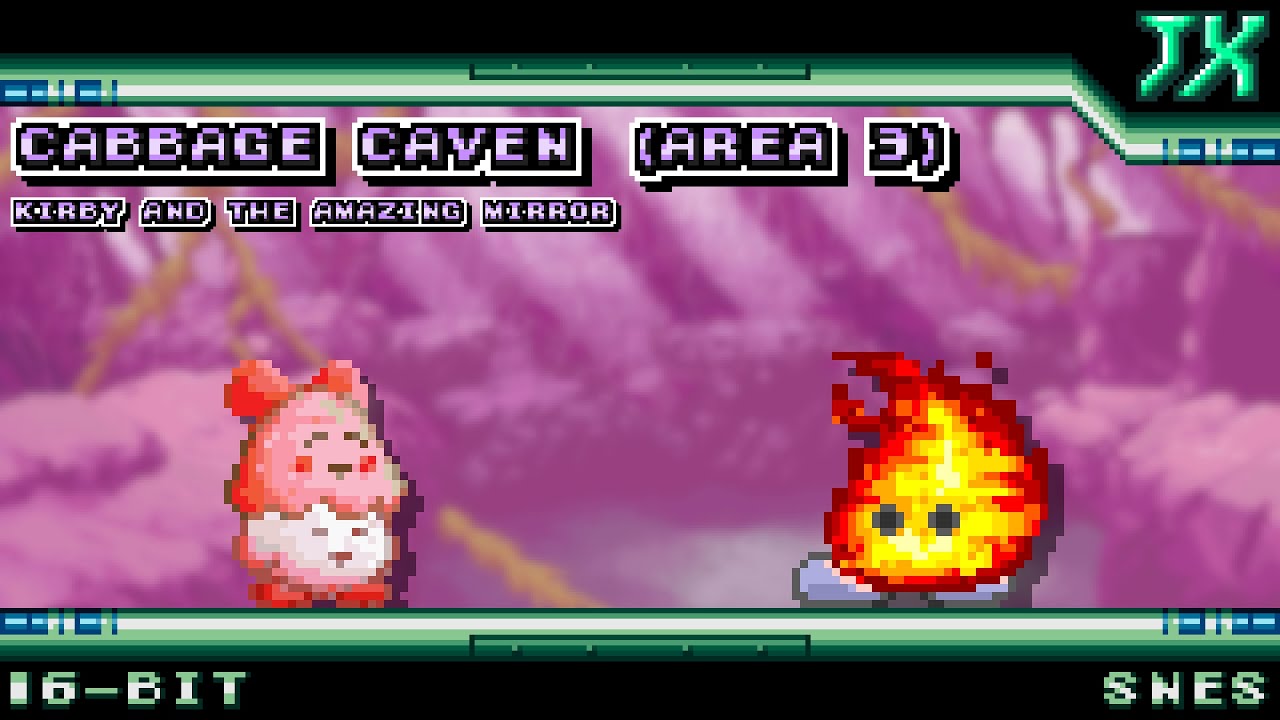 [16-Bit;SNES]Cabbage Caven (Area 3) - Kirby & The Amazing Mirror【KDL3 Style】