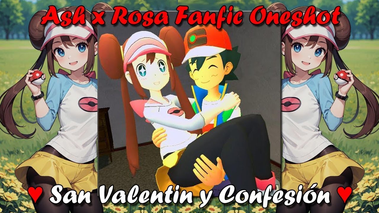 San Valentin y Confesión    Ash x Rosa  Pokemon Fanfic Oneshot