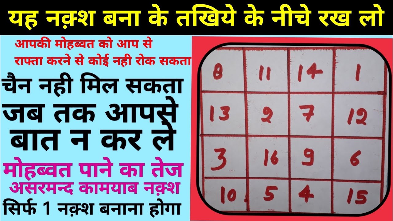 मोहब्वत पाने का कामयाब तावीज़ || मोहब्ब में माशूक़ की नींद उड़ा देने वाला तिलिस्मी तावीज़ ||mohabbat