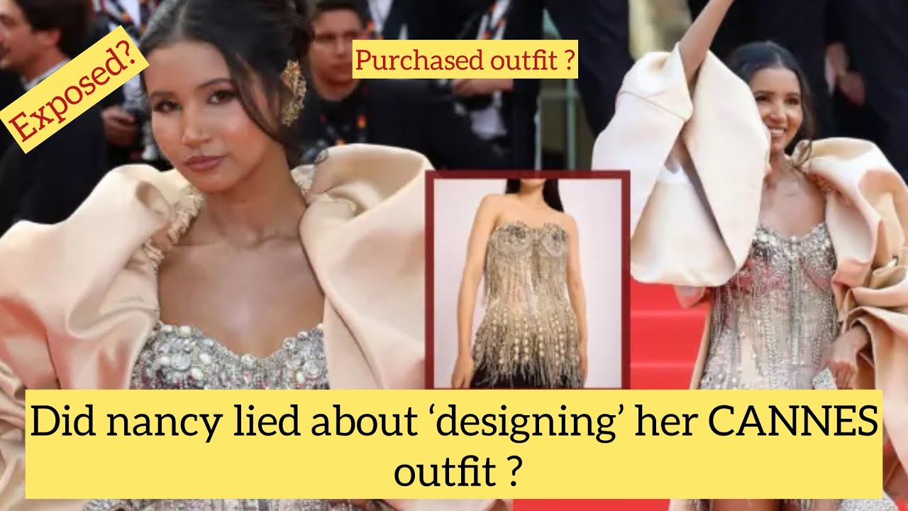 Nancy Tyagi EXPOSED at Cannes? | Did She Really Design That Viral Outfit? 💥