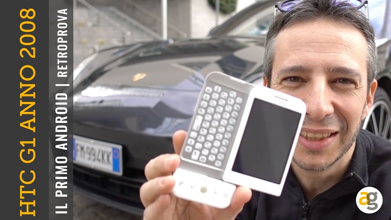 ECCO IL PRIMO SMARTPHONE ANDROID. Retroprova HTC G1 su PORSCHE PANAMERA SPORT TURISMO TURBO