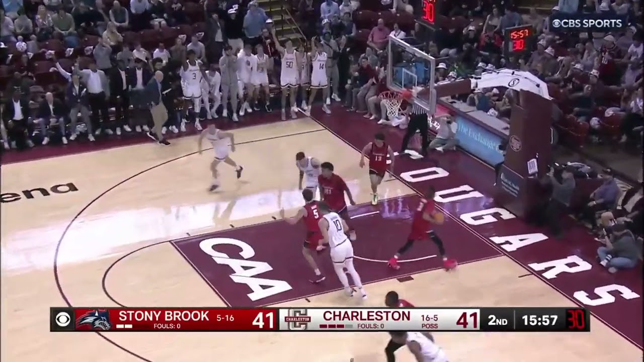 CBS Sports Network | Stony Brook vs Charleston Men’s Basketball Highlights (January 23, 2025)