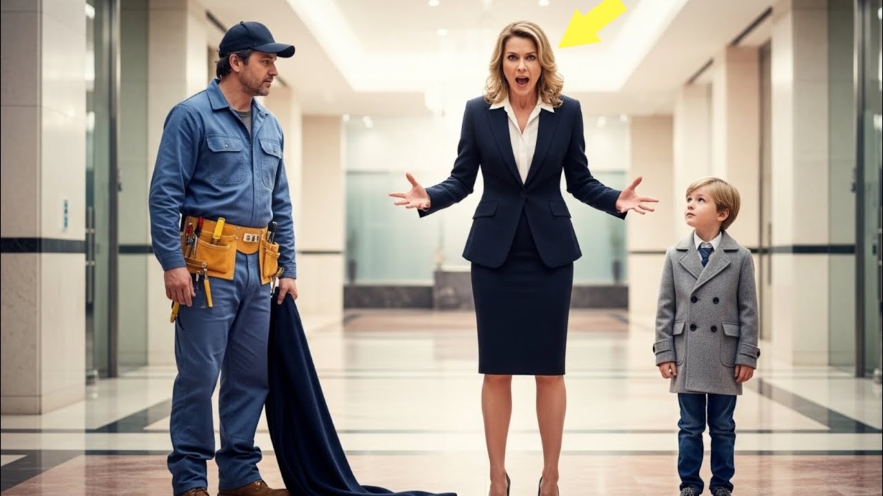 She Yelled at the Janitor for Picking Up Her Son’s Scarf—Until He Whispered “He Reminds Me of Daddy”