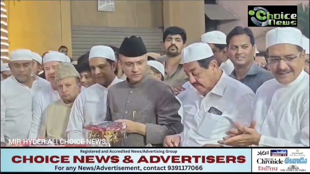  Janab Akbaruddin Owaisi Sahab Attended Grand Dawat-e-Iftar Near Balala Residency Panjesha