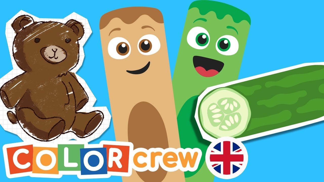 Toddler Learning Video | Color Crew - All Colours | @BabyFirst Learn Colors, ABCs, Rhymes & More ​